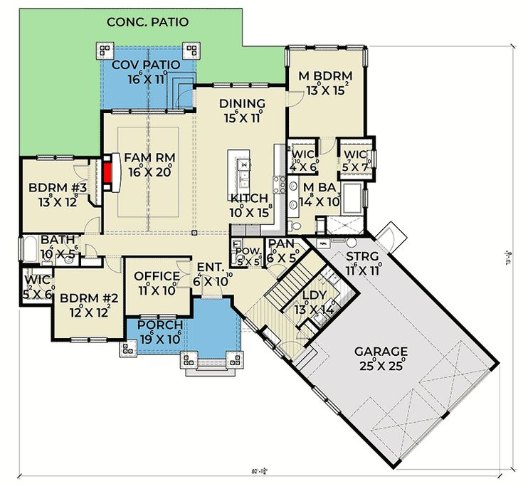 1 5 Story House Plans With Bonus Room Over Garage House Plans - 1.5 Story House Plans With Bonus Room Over Garage