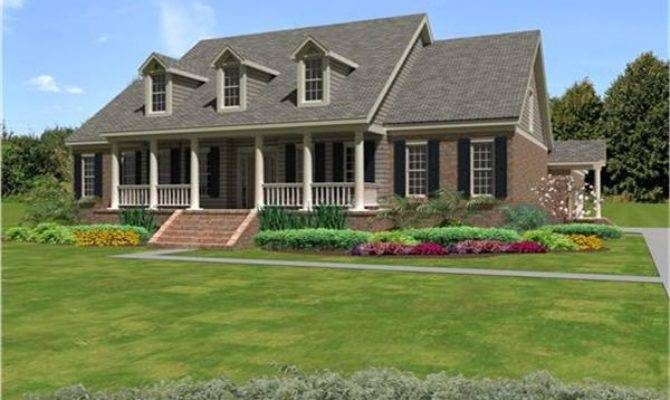 1 5 Story House Plans With Loft A Covered Porch On The Side Gives You  - 1.5 Story House Plans With Loft
