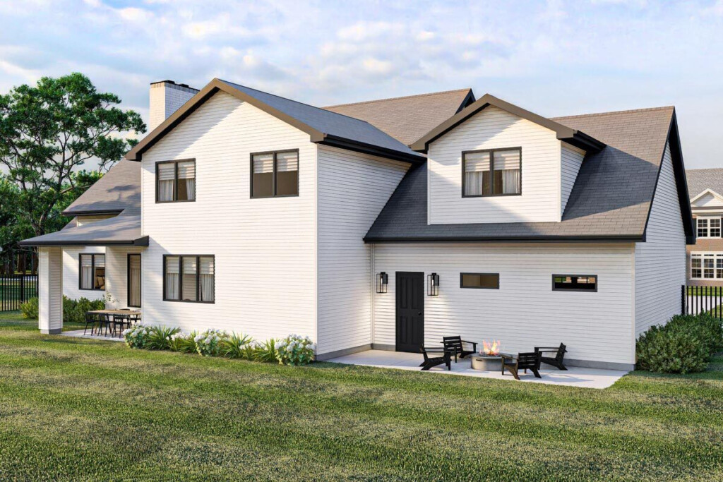 1 5 Story Modern Cottage House Plan With 3 Bedrooms 623112DJ  - Modern 1.5 Story House Plans