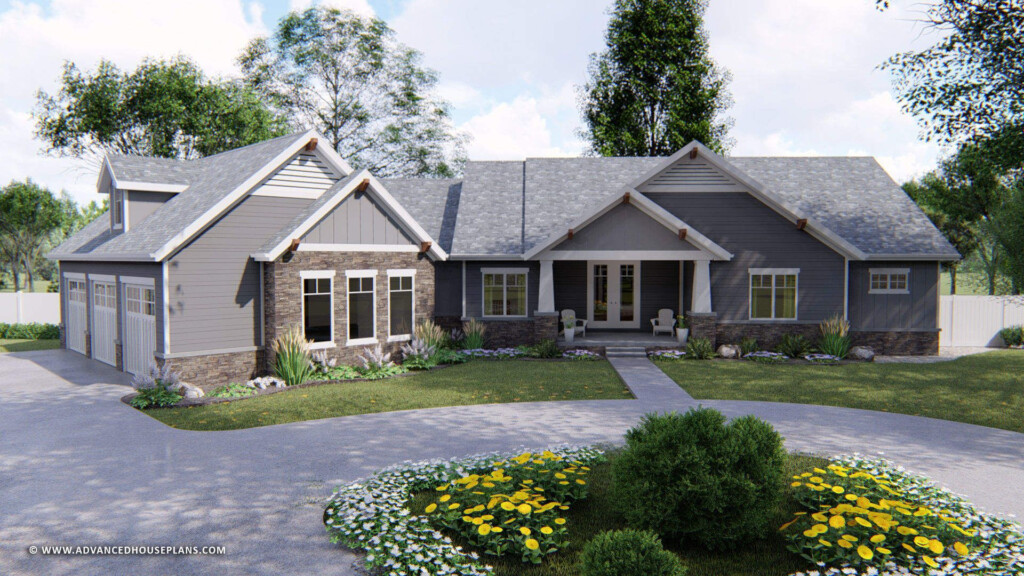 1 Story Craftsman Floor Plans Floorplans click - 1 Story Craftsman House Plan With Game Room