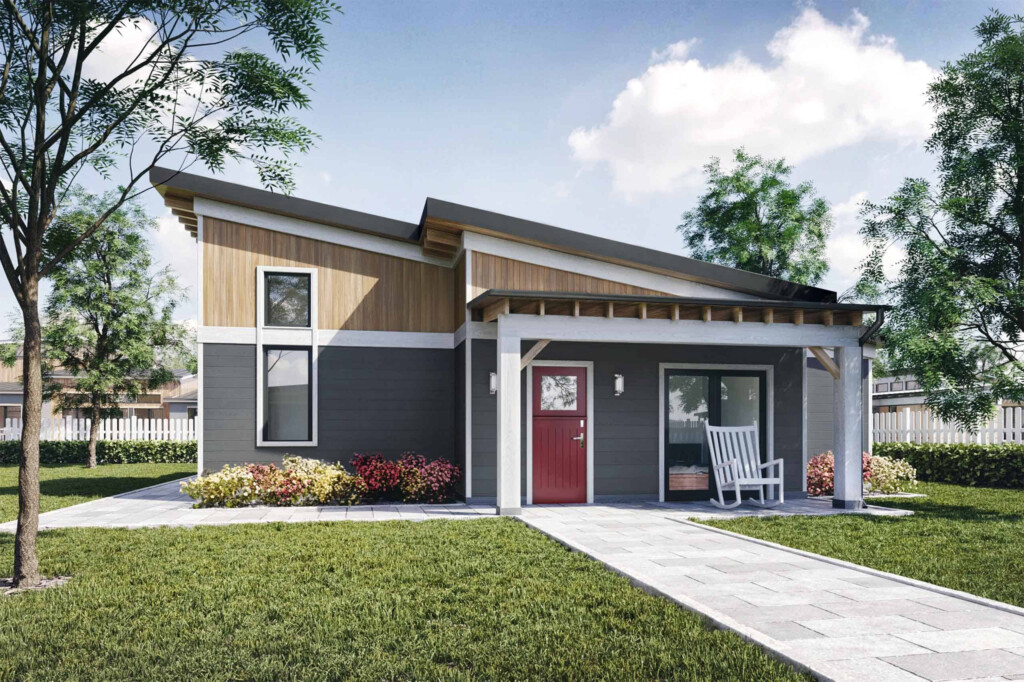 1000 Sq Ft House Plans Designed By Truoba Residential Architects - Two Story House Plans 1000 Square Feet