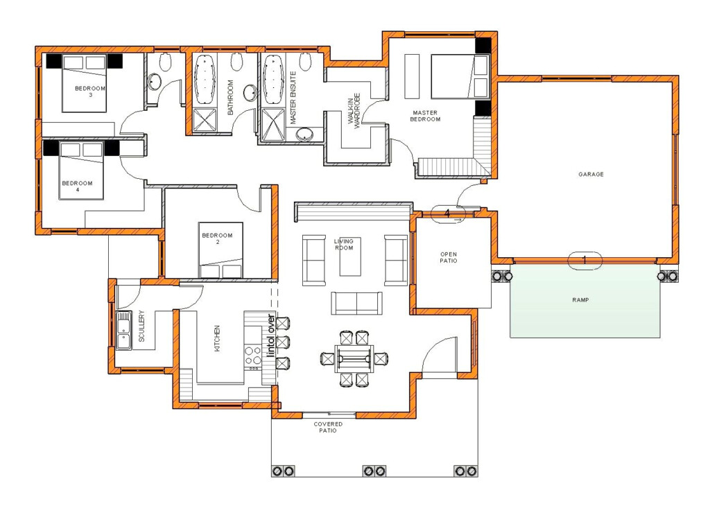 13 Simple House Plans 4 Bedrooms 2 Story Best New Home Floor Plans - 4 Bedroom 2 Story House Plans South Africa