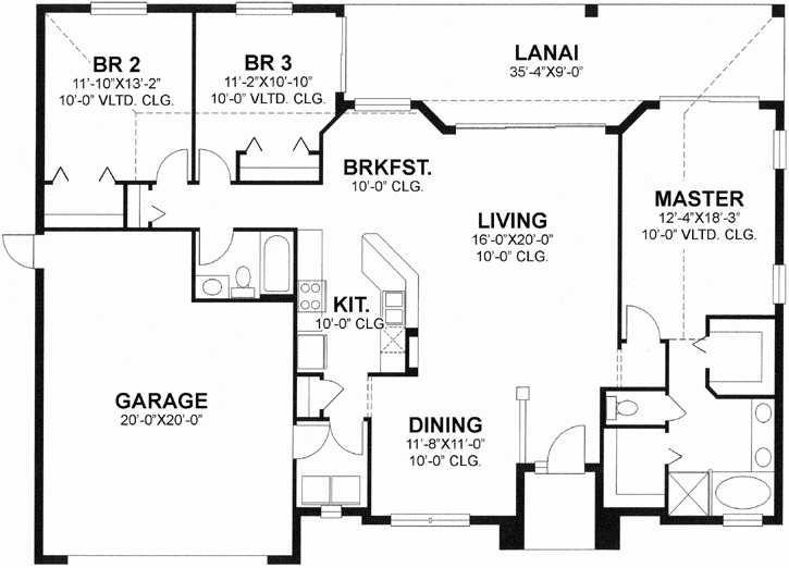 1700 Sqft 2 Story House Plans Traditional Style House Plan 3 Beds 2 5  - 1700 Sq Ft 2 Story House Plans