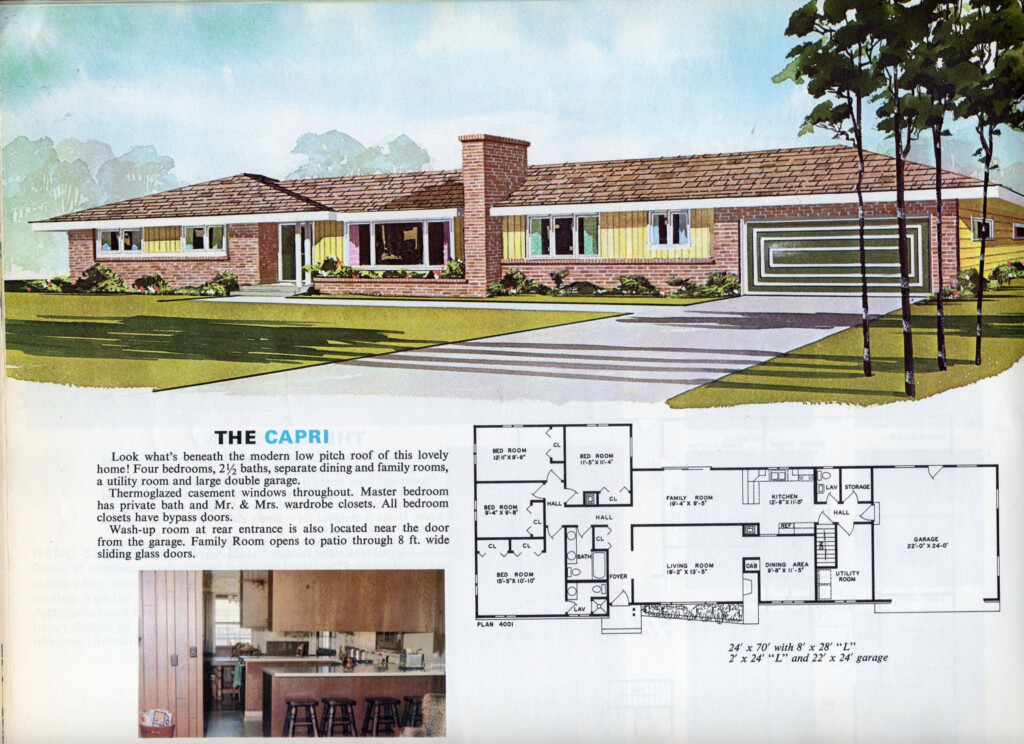 1970 S Ranch Floor Plans Floorplans click - 70S 1 Story House Plans