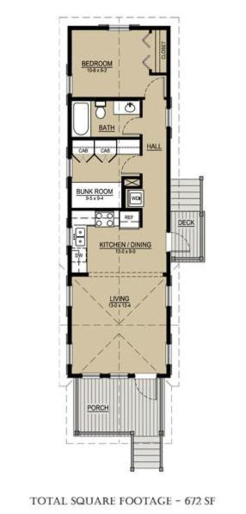 2 Bedroom Shotgun House Plans Printable Templates Free - 2 Story Shotgun House Plans