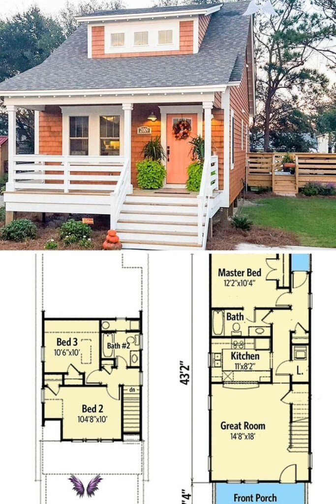 2 Story Cabin Floor Plans Printable Templates Free - 2 Story Tiny House Plans 10 X 25