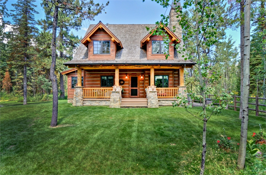 2 Story Log House Plan 3127 Laramie 3127 - Best 2 Story Log House Plans