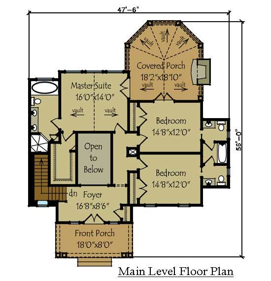 2 Story Rustic Lake House Plan By Max Fulbright Designs Lake House  - 2 Story Lakefront House Plans