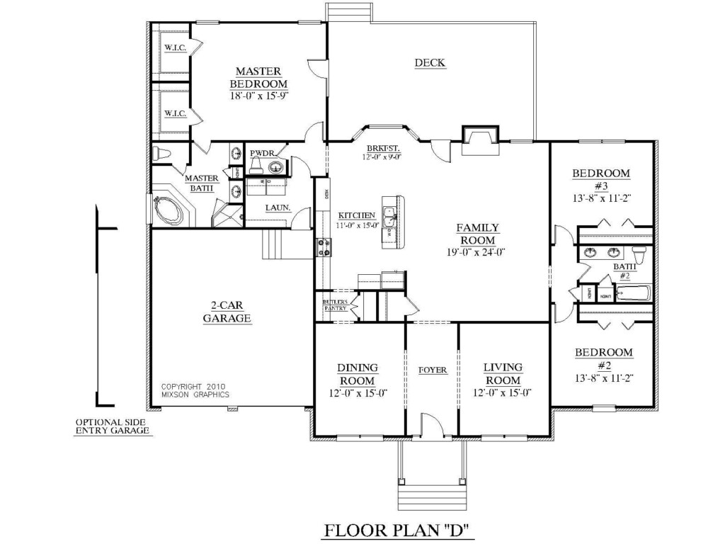 2000 Sq Ft Ranch Floor Plans Floorplans click - 2000 Sq Ft House Plans Single Story