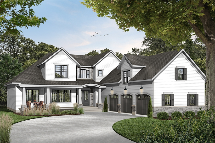 39 Great Style House Plan With Garage In Front - 2 Story House Plans Garage Front