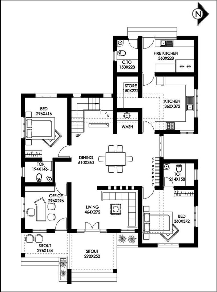 4 Bedroom Renovated Home Design With Free Plan Free Kerala Home Plans  - 4 Bedroom Two Story House Plans Kerala