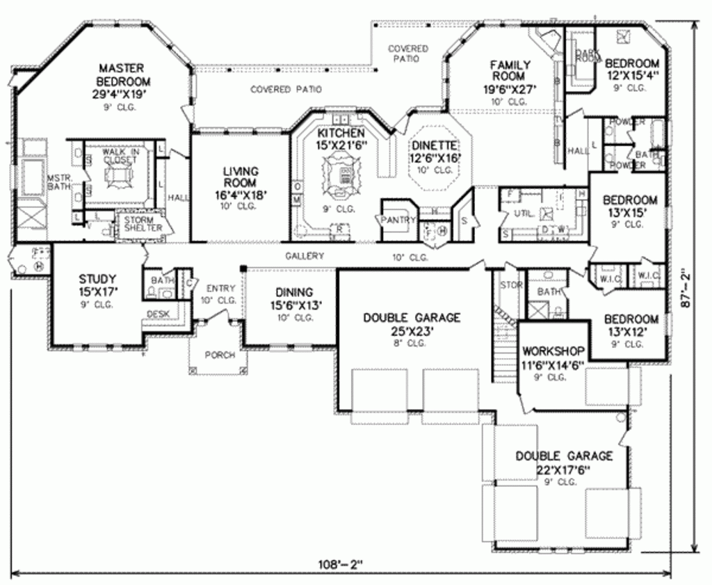 4500 Square Foot House Plans Printable Templates Free - 4500 Sq Ft House Plans 1 Story
