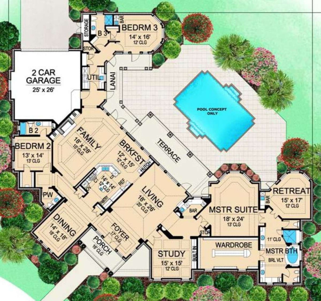 6000 Square Foot Home Plans Printable Templates Free - 6000 Sq Ft House Plans Single Story