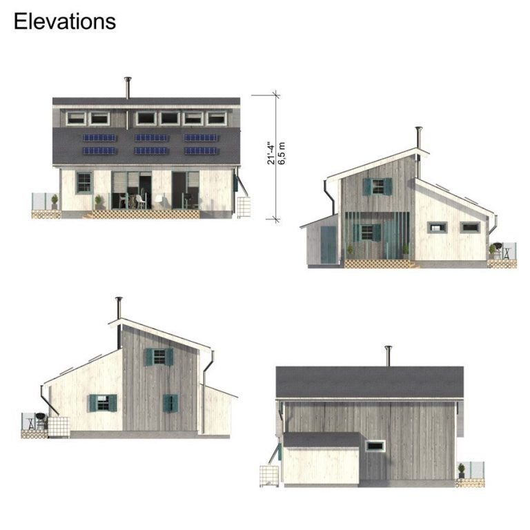 Clerestory House Plans Thelma - 2 Story Clere Story House Plans