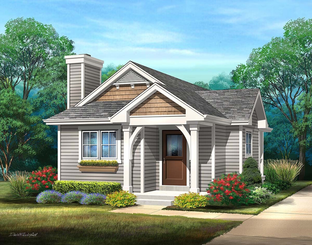 Cottage Floor Plans 1 Story 1 Story Cottage House Plan Goodman  - Cottage One Story House Plans
