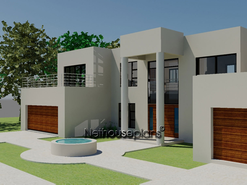 Double Storey House Plan South African 4 Bedroom House  - 4 Bedroom 2 Story House Plans South Africa