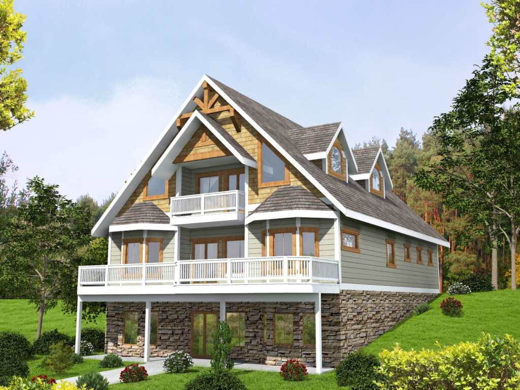 Down Slope House Plans Making The Most Of Your Hillside Land House Plans - Flat Roof 2 Story Down Slope House Plans