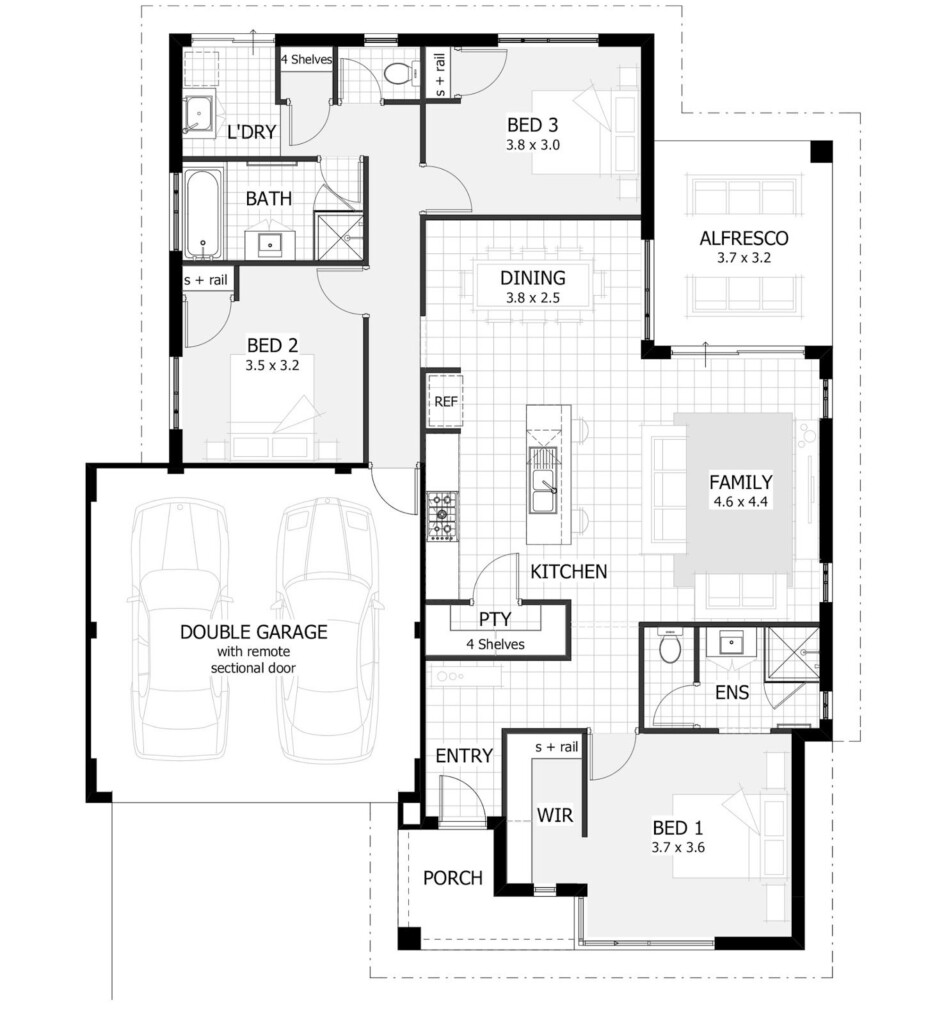 Exploring 3 Bedroom Single Story House Plans House Plans - 3 Bedroom House Plans Single Story