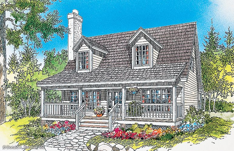 Exploring The Beauty Of Donald A Gardner House Plans House Plans - Donald Gardner Story And Half House Plans
