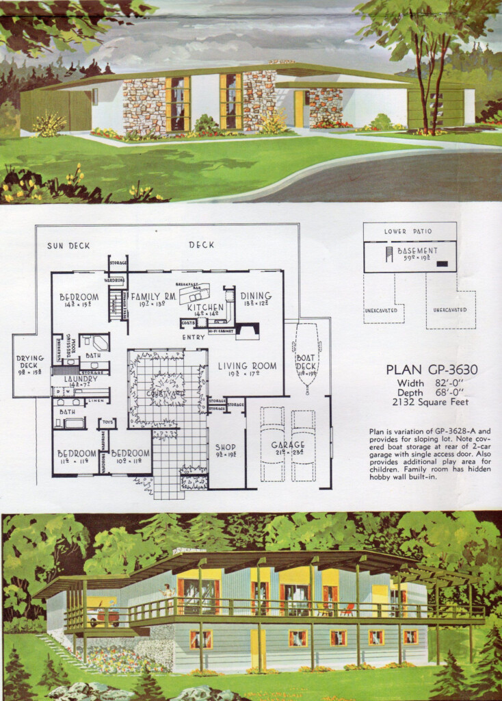 Mid Century Modern House Plans At Ana Mcintosh Blog - Single Story Mid Century Modern House Plans