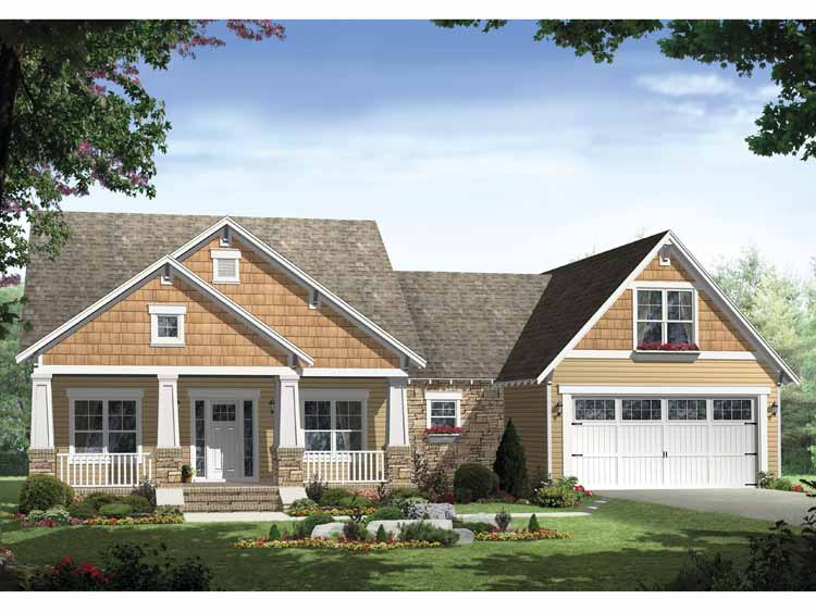 One Story Craftsman Style House Plans Home Plans Blueprints 42872 - House Plan Craftsman One Story Books