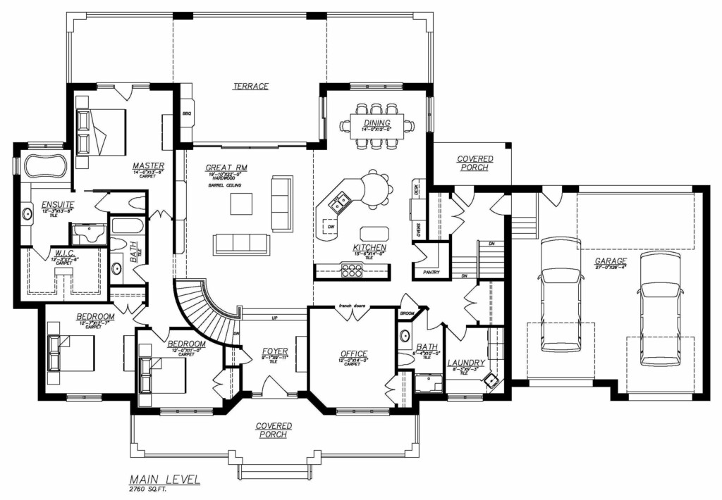 One Story House With Basement Plans House Plans - One Story House With Basement Plans
