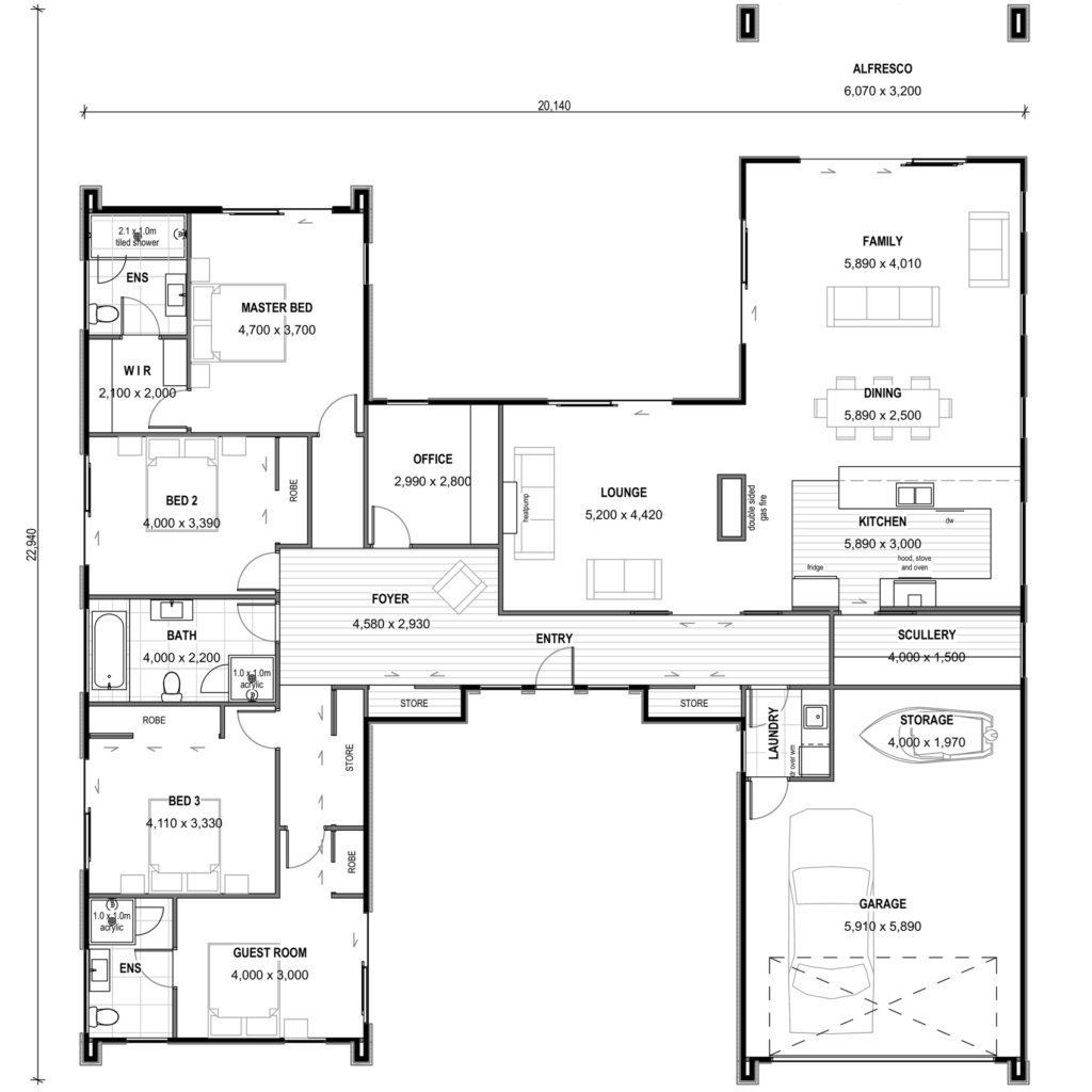 Pavilion House Plans NZ H Shaped House Plans NZ The Dunstan - H Shaped House Plans 2 Story