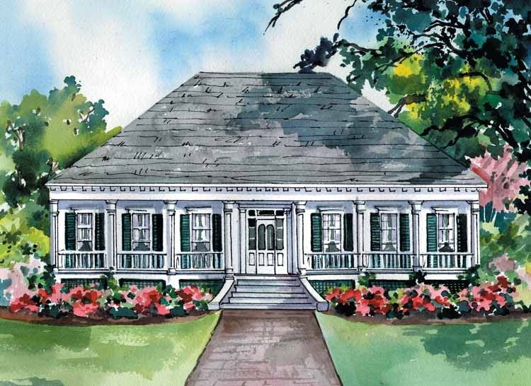 Perfect Southern House Plans Greek Revival Home Greek Revival House - Greek Revival House Plans One Story