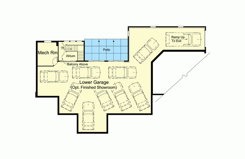 Ranch Home Plan For The Car Enthusiast 57273HA Architectural  - Car Enthusiast 2 Story House Plans