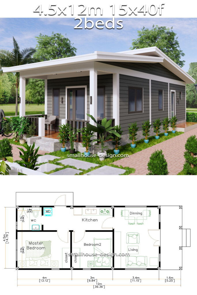 Shed Roof House Plan Exploring The Benefits Of An Affordable Stylish  - 1 Story 2 Bedroom Shed Roof House Plans