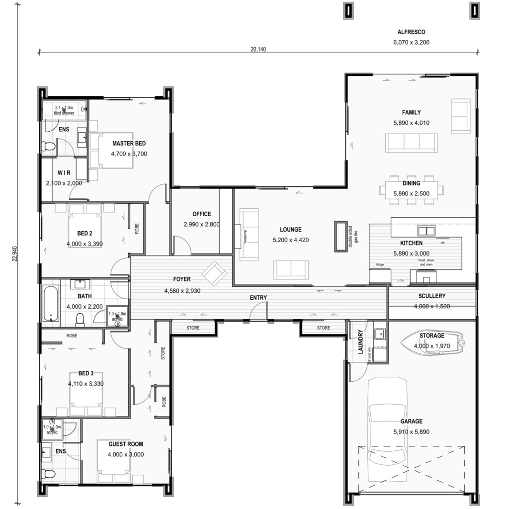 U Shaped Houses Artofit - U Shaped Double Story House Plans
